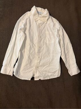 Janie and Jack White Button-Down Shirt for Kids